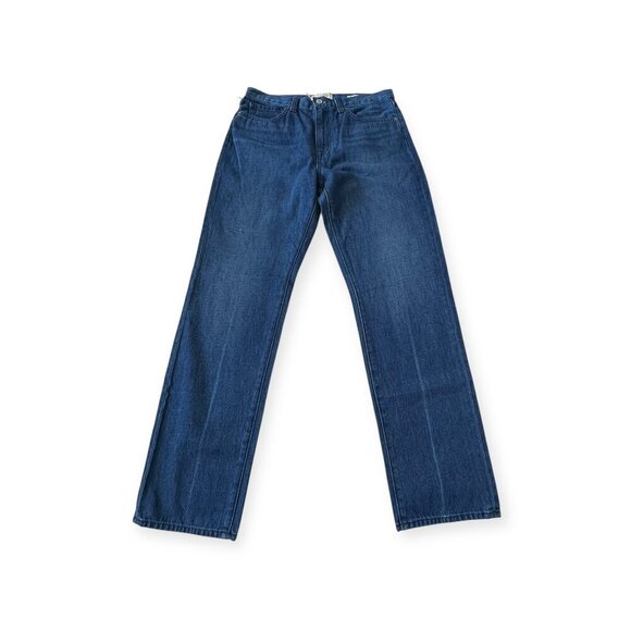 Nili Lotan Straight Leg Jeans Dark Wash Blue Denim Mid-Rise, Size 28 - MSRP $395 - Picture 8 of 14